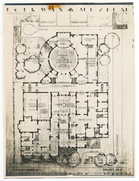 Vorschaubild Essen: Folkwangmuseum, Grundriss, Erdgeschoss